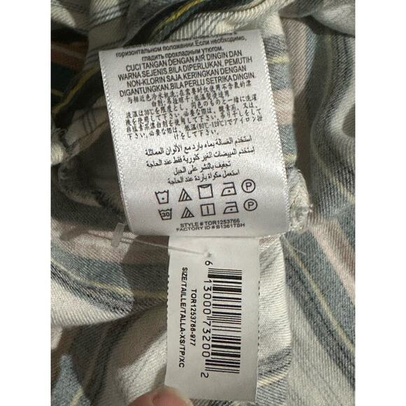 BCBG | XSmall | Wrap Front High Low Tunic Blouse Long‎ Sleeve Collared career - Picture 5 of 6